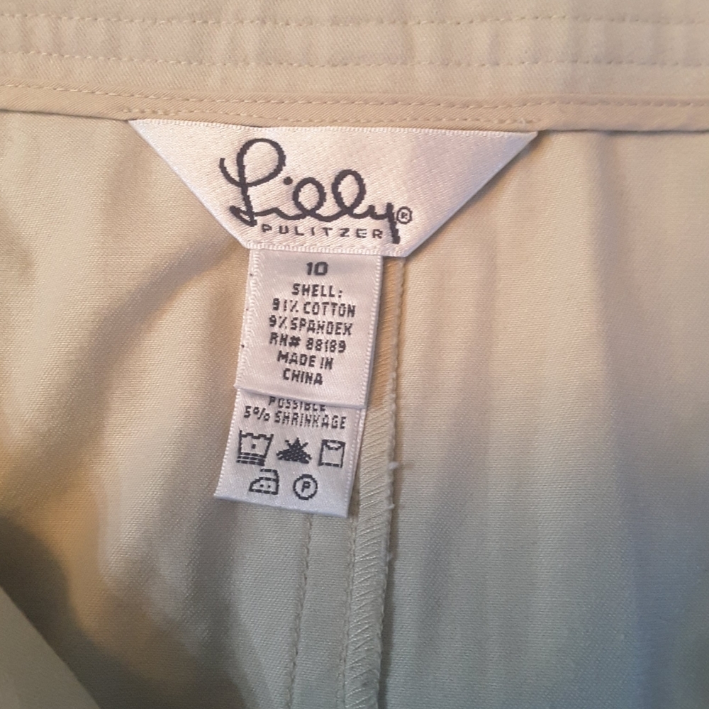 Lilly Pulitzer khaki skirt - Picture 4 of 4